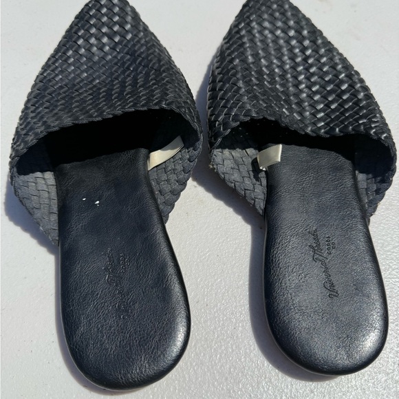 Universal Thread Woven Black and Brown Slip-On Mules Set - Picture 5 of 10